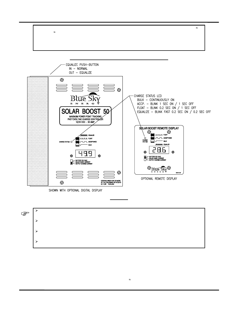 Optional digital display | Blue Sky Solar Boost 50L User Manual | Page 8 / 27