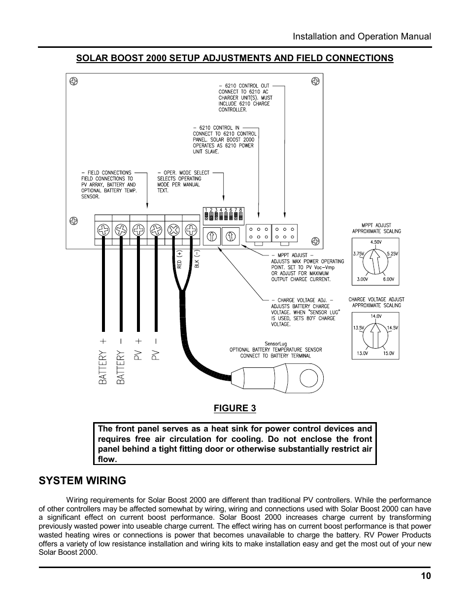 System wiring | Blue Sky Solar Boost 2000 User Manual | Page 11 / 15