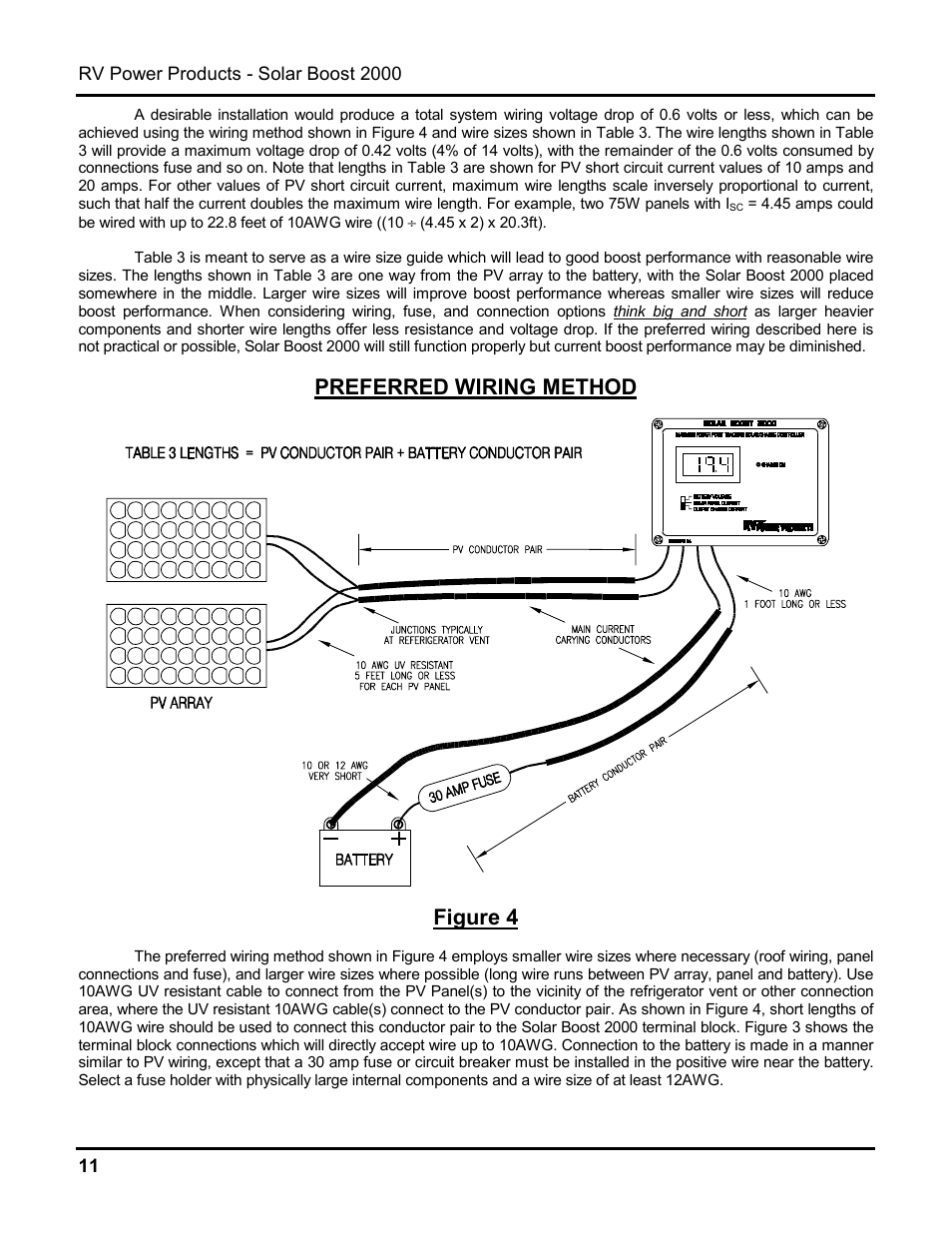 Preferred wiring method figure 4 | Blue Sky Solar Boost 2000 User Manual | Page 12 / 15