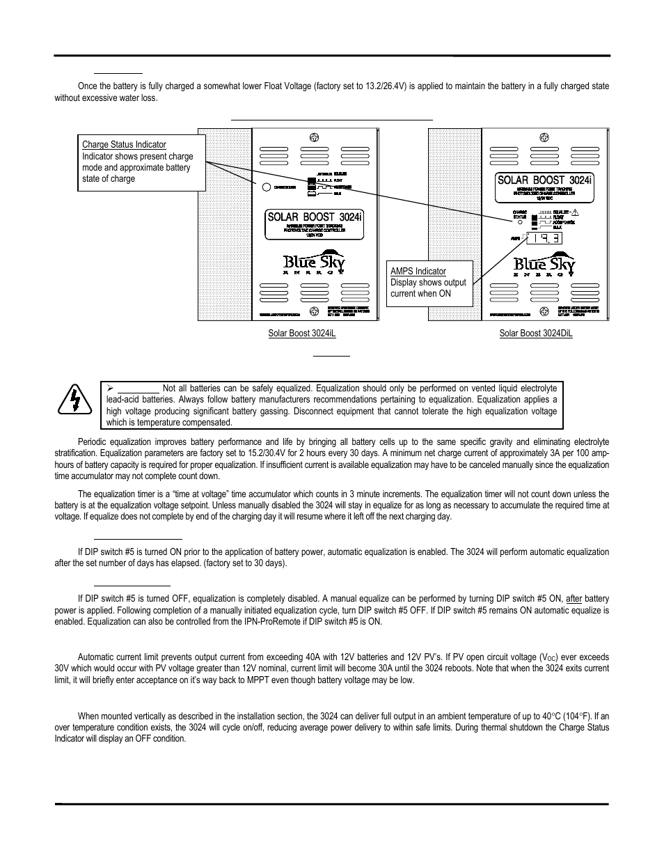 Blue Sky Solar Boost 3024iL User Manual | Page 5 / 64