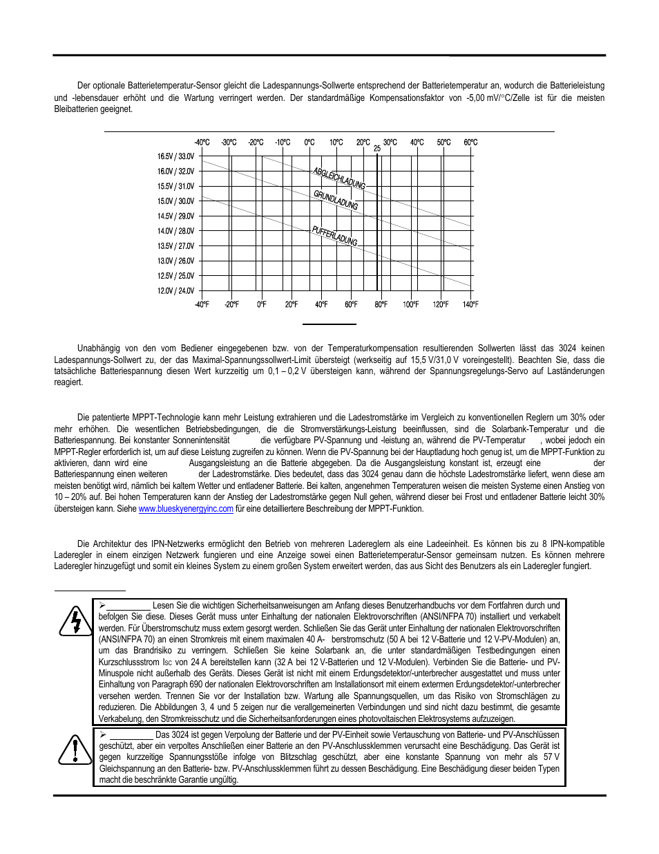 Installation | Blue Sky Solar Boost 3024iL User Manual | Page 54 / 64