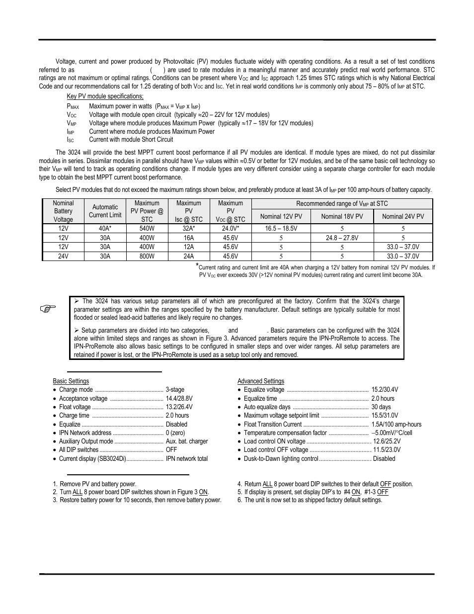 Blue Sky Solar Boost 3024iL User Manual | Page 7 / 64