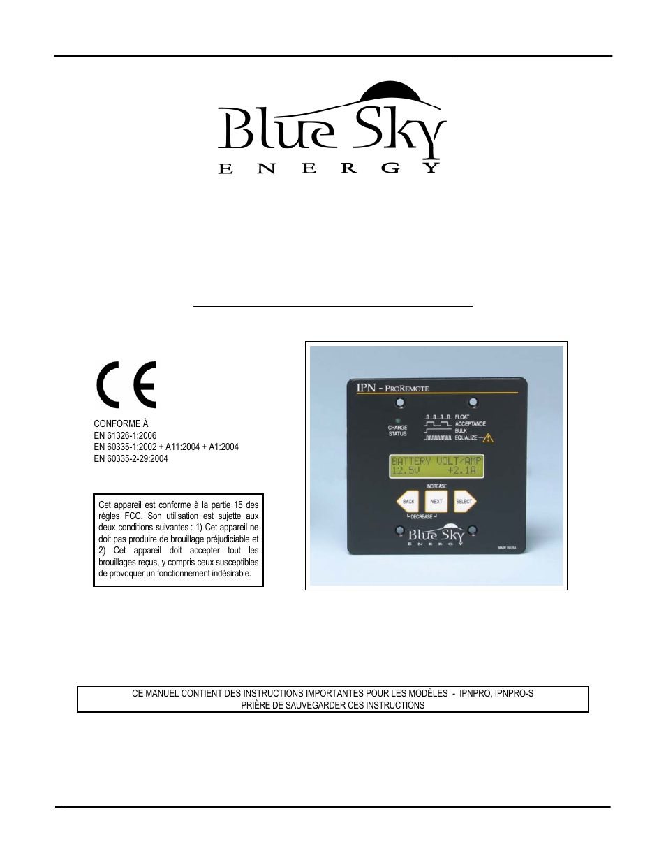 Ipn-proremote | Blue Sky IPN Pro User Manual | Page 33 / 64