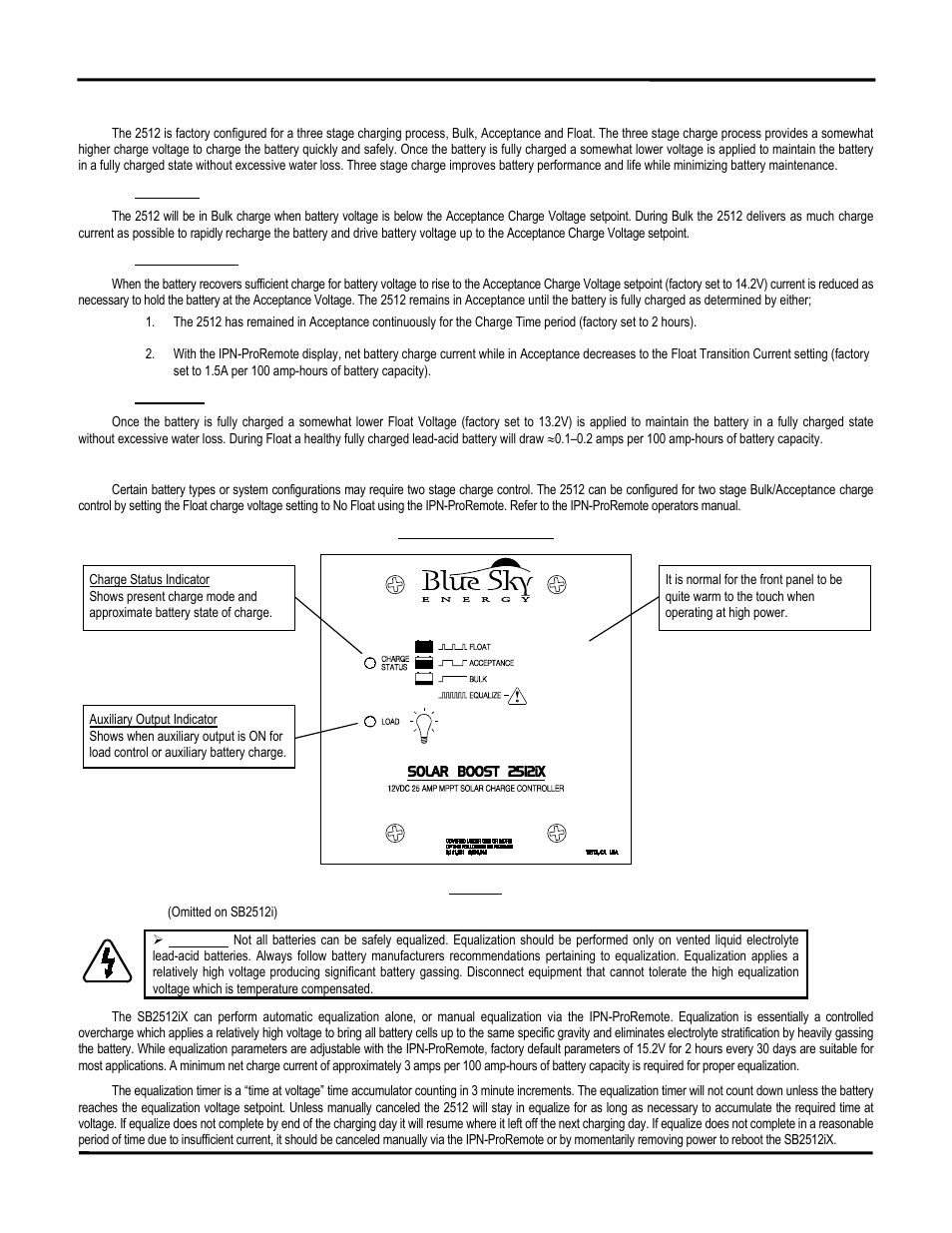 Blue Sky Solar Boost 2512iX User Manual | Page 5 / 12