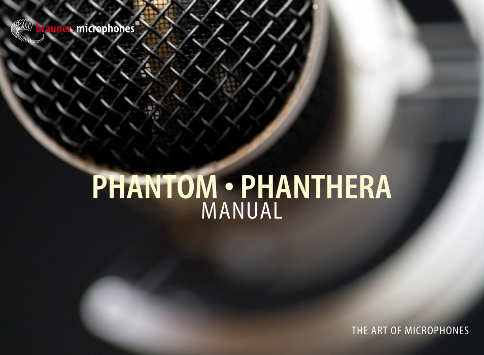 Brauner Microphones Phanthera (V) User Manual | 8 pages