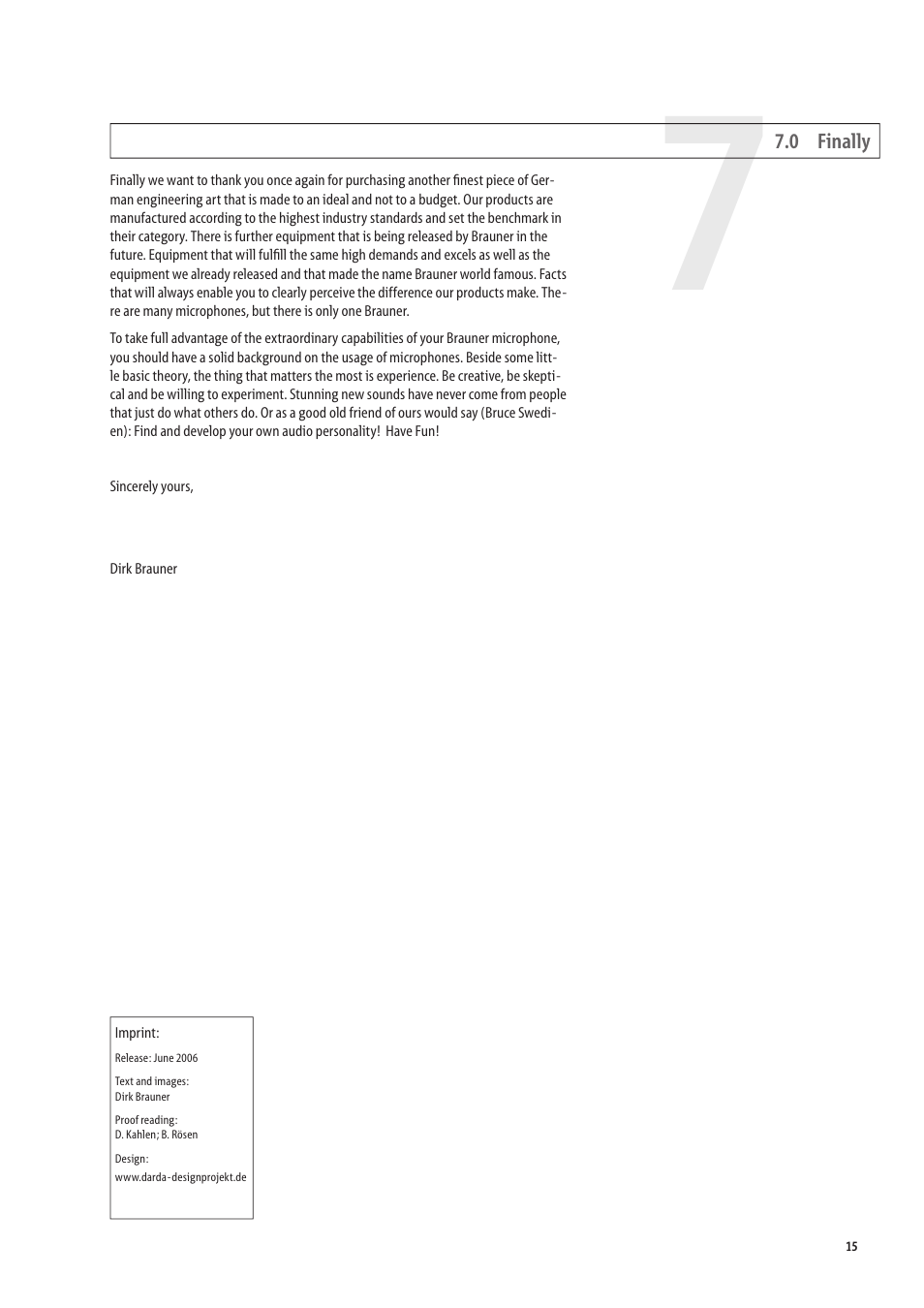 Brauner Microphones VMX lite User Manual | Page 15 / 16