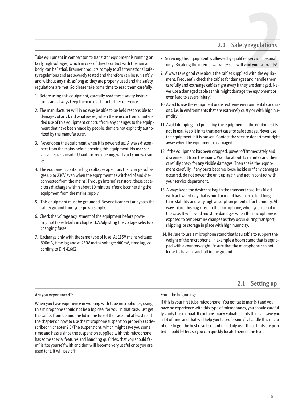 Brauner Microphones VMX lite User Manual | Page 5 / 16