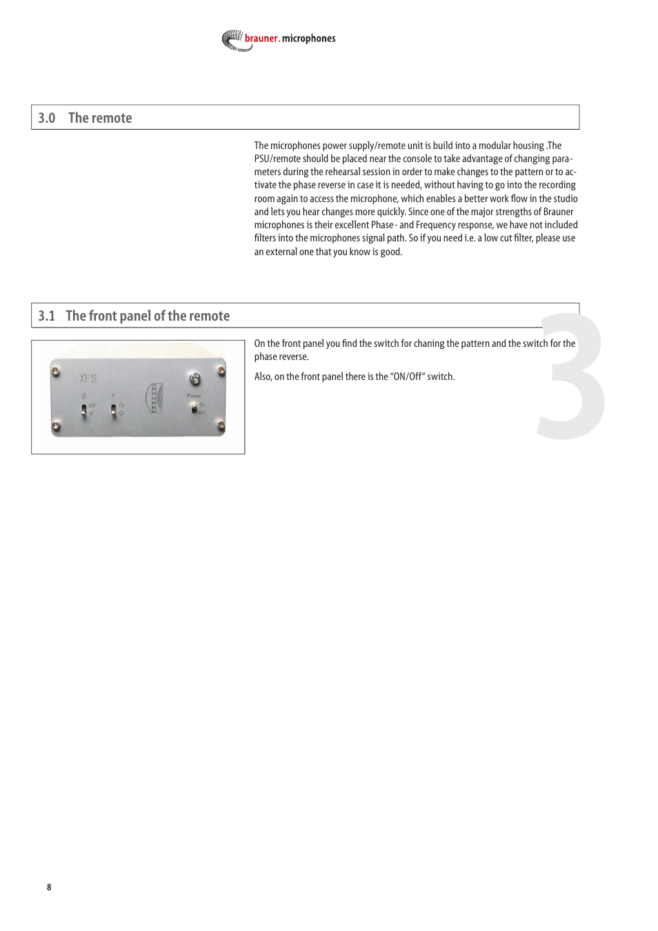 Brauner Microphones VMX lite User Manual | Page 8 / 16
