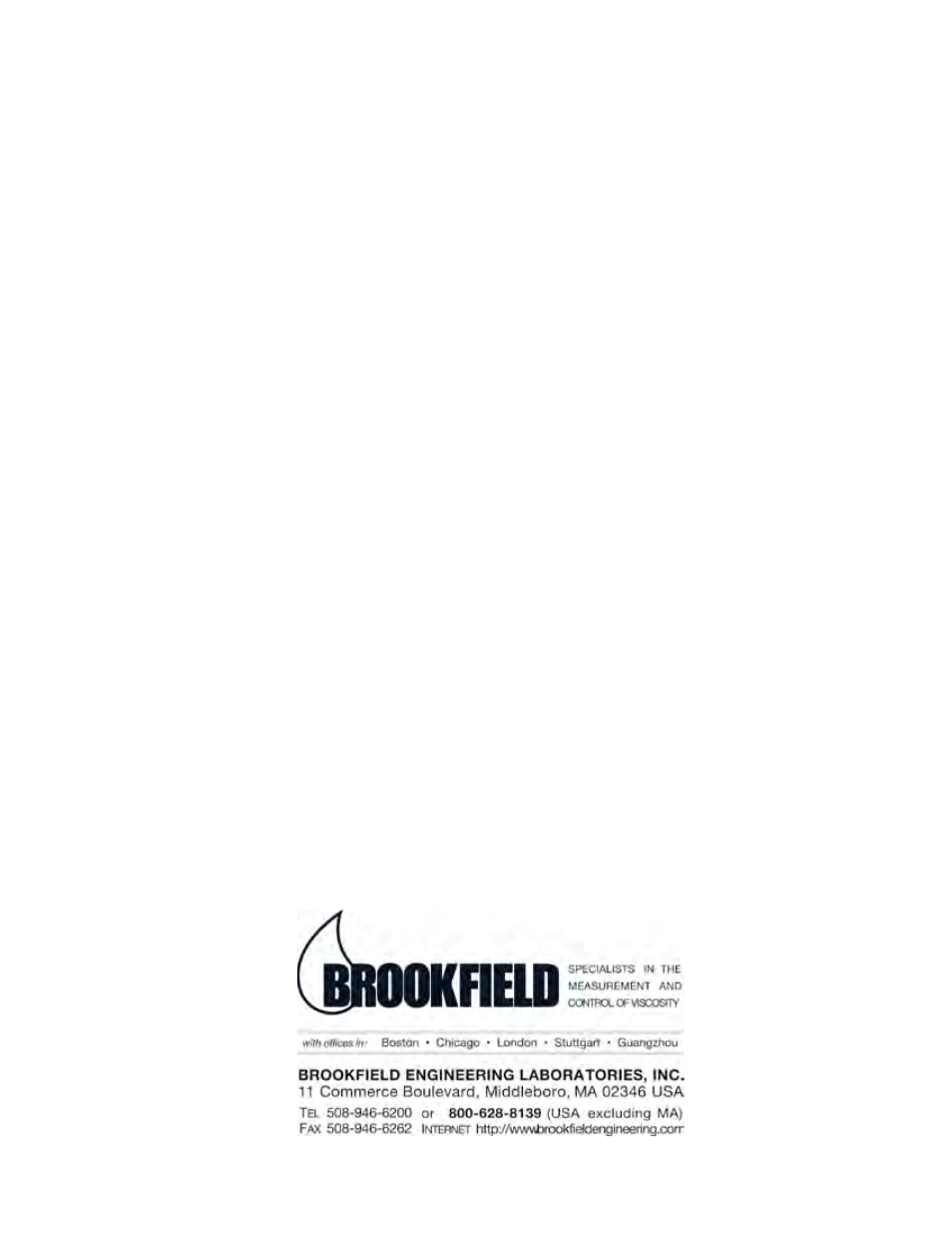 Brookfield BF35 User Manual | 23 pages
