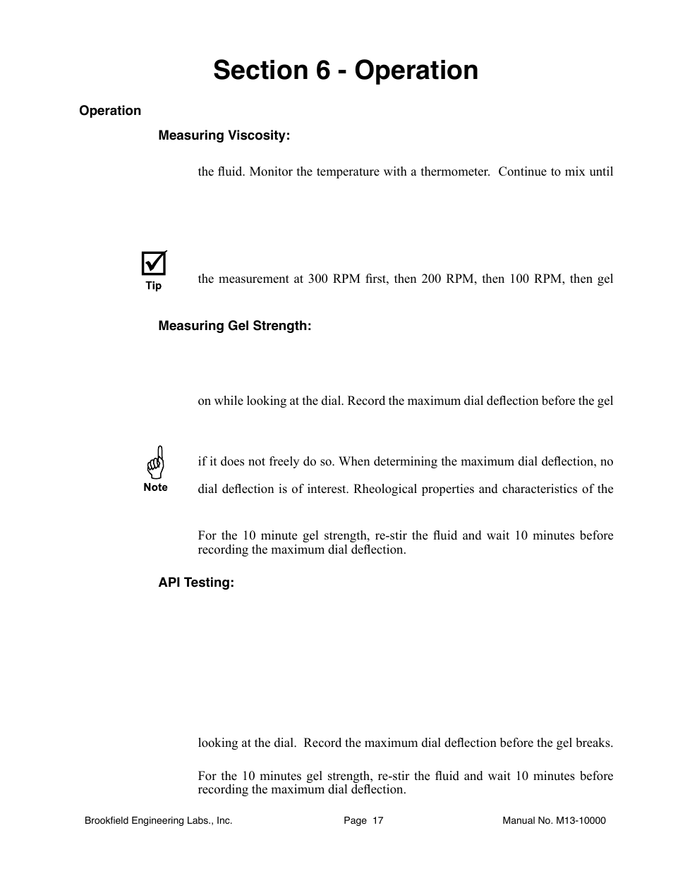 Brookfield BF35 User Manual | Page 17 / 23