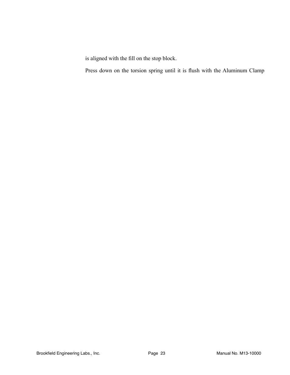 Brookfield BF35 User Manual | Page 23 / 23