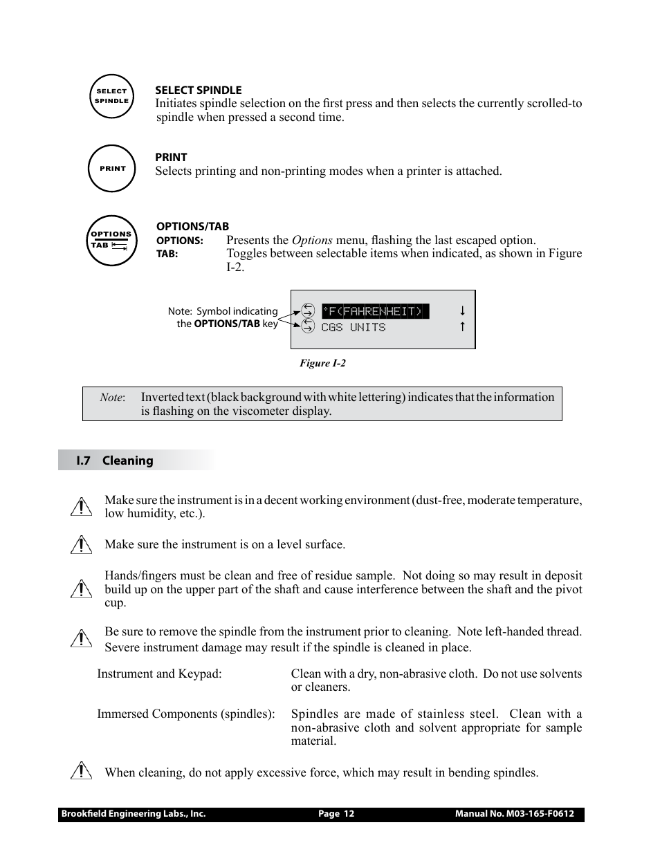 Brookfield DV2+Pro Viscometer User Manual | Page 12 / 101