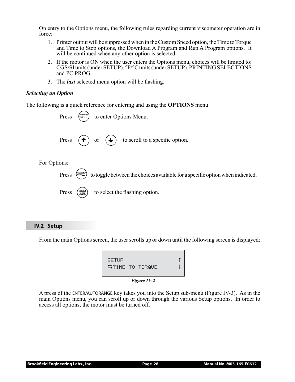 Brookfield DV2+Pro Viscometer User Manual | Page 28 / 101