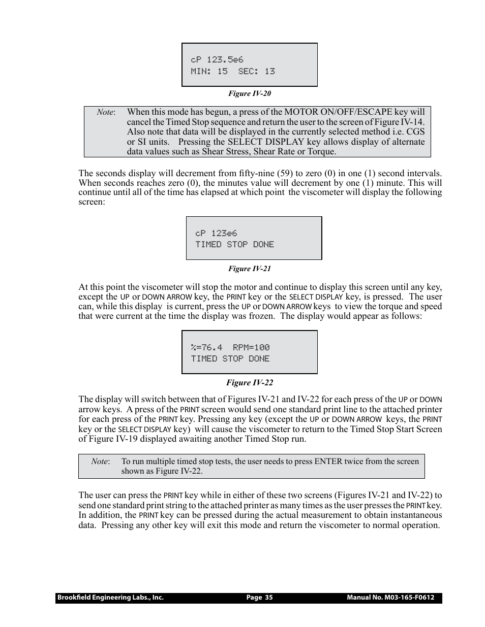 Brookfield DV2+Pro Viscometer User Manual | Page 35 / 101