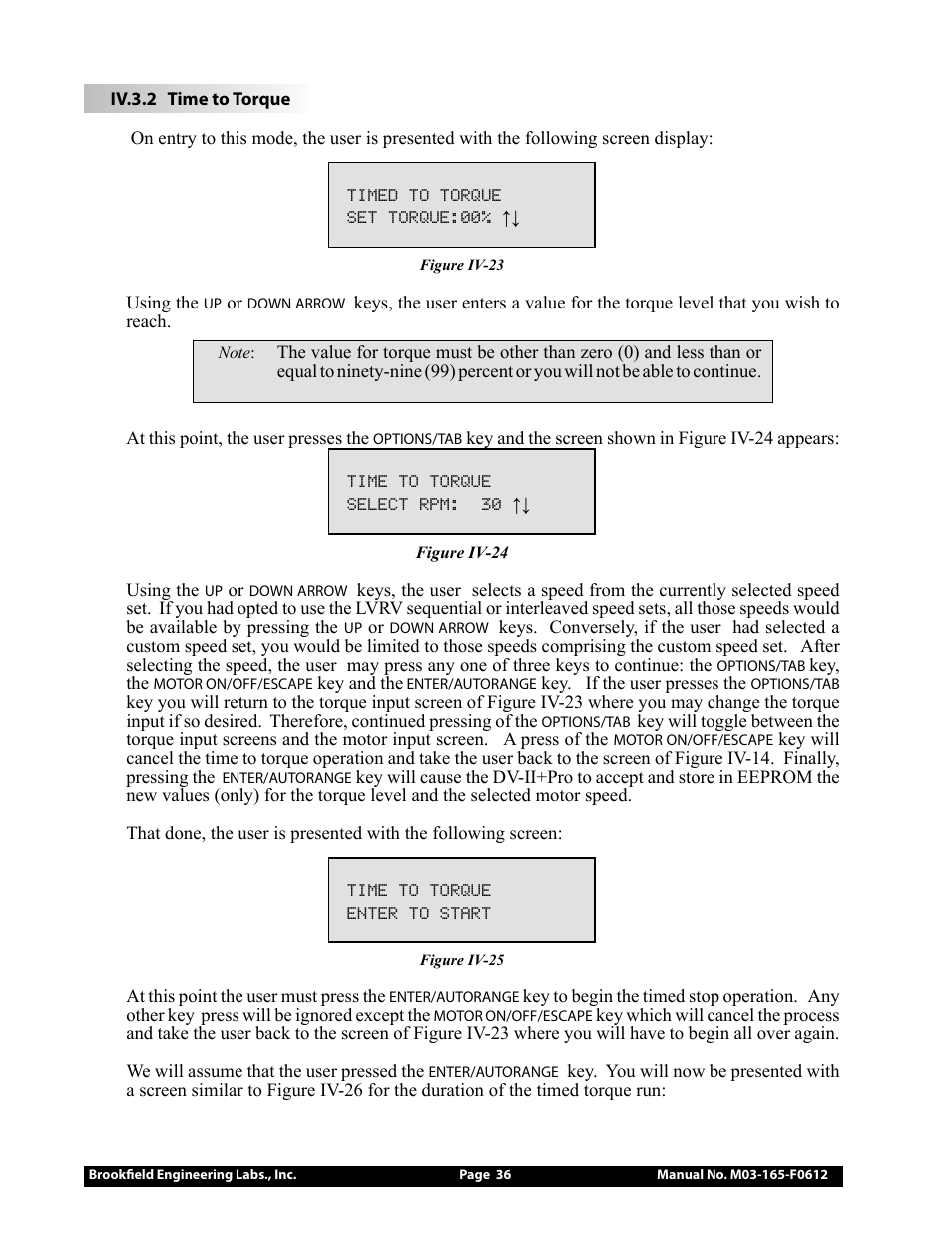 Brookfield DV2+Pro Viscometer User Manual | Page 36 / 101