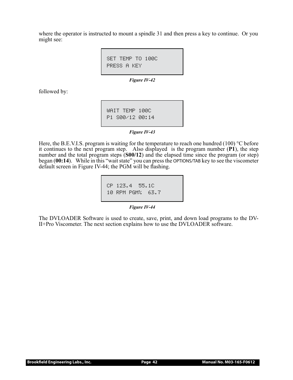 Brookfield DV2+Pro Viscometer User Manual | Page 42 / 101