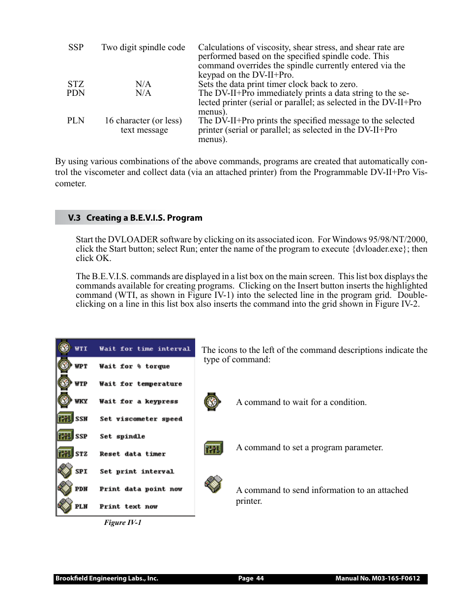 Brookfield DV2+Pro Viscometer User Manual | Page 44 / 101