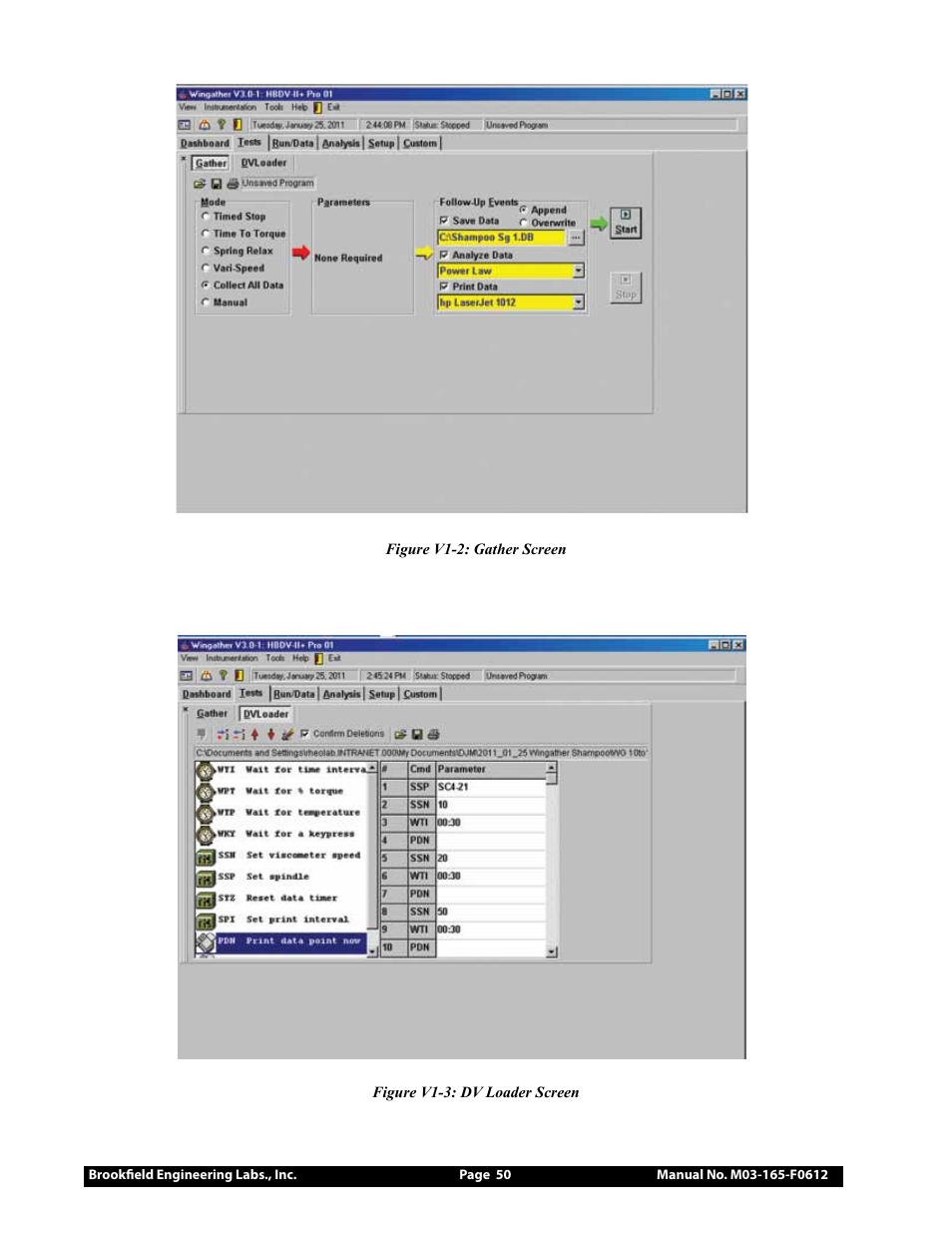 Brookfield DV2+Pro Viscometer User Manual | Page 50 / 101