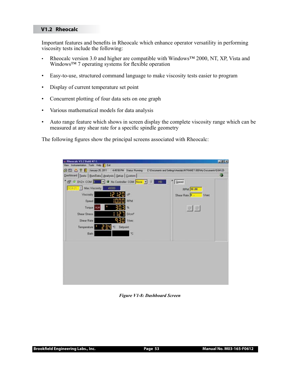 Brookfield DV2+Pro Viscometer User Manual | Page 53 / 101