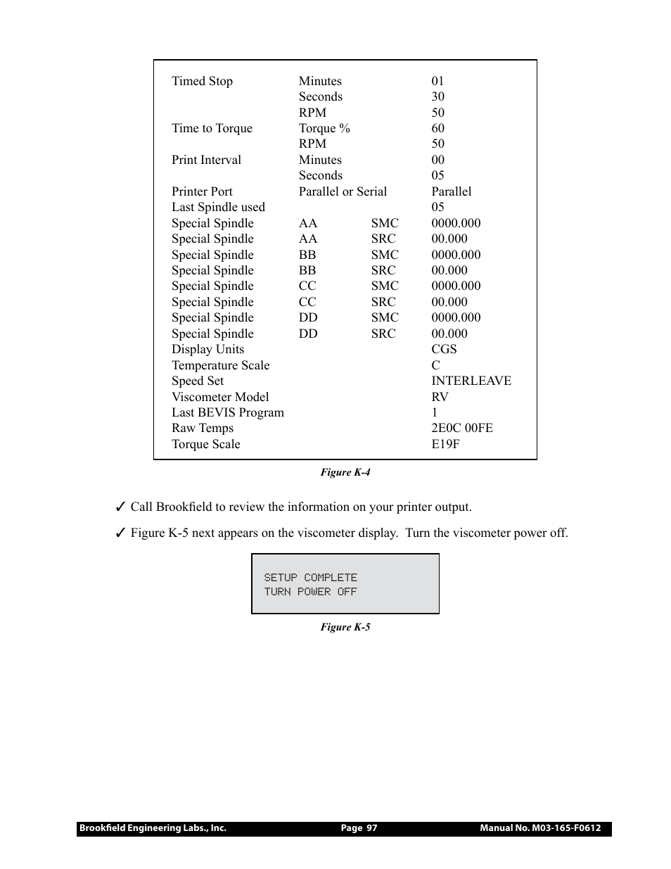 Brookfield DV2+Pro Viscometer User Manual | Page 97 / 101