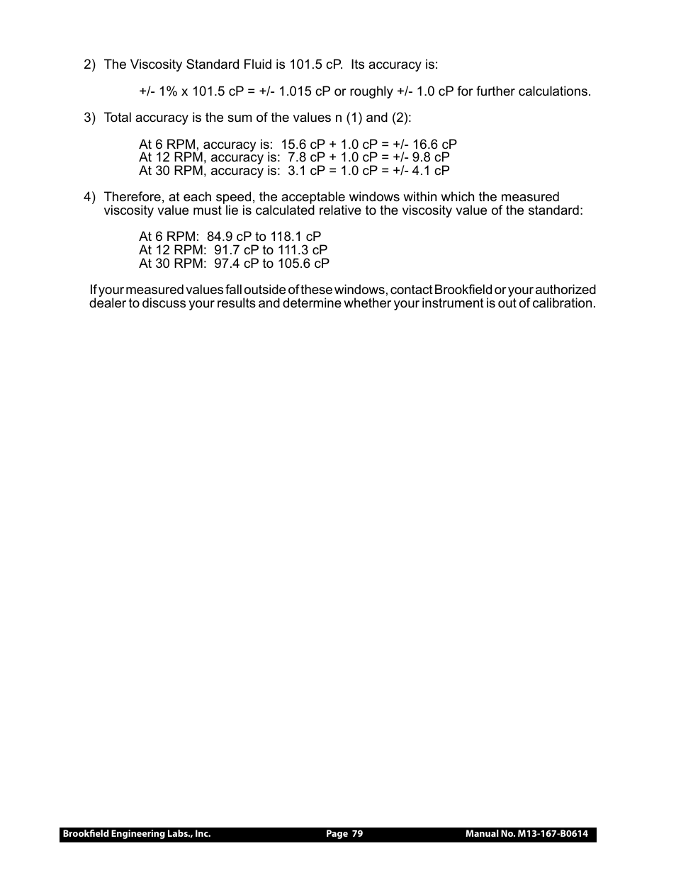 Brookfield DV2T Extra Viscometer User Manual | Page 79 / 95