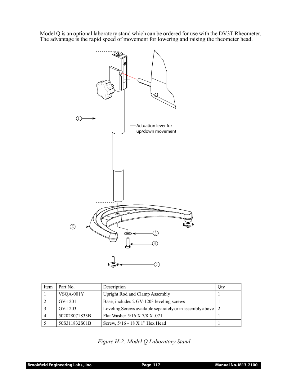 Brookfield DV3T Rheometer User Manual | Page 117 / 125