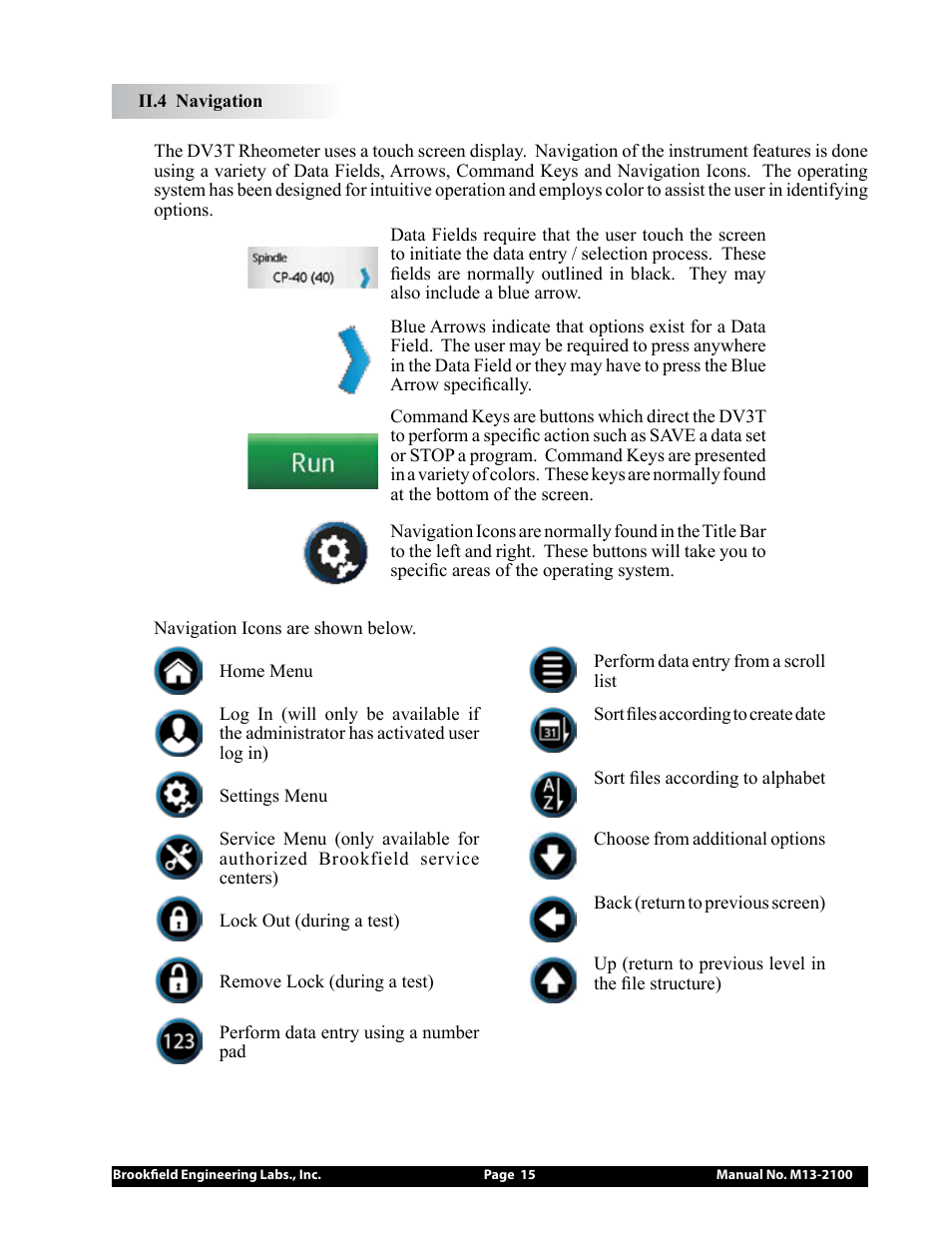 Brookfield DV3T Rheometer User Manual | Page 15 / 125