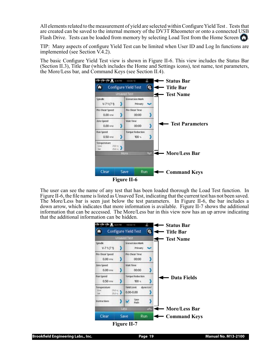 Brookfield DV3T Rheometer User Manual | Page 19 / 125