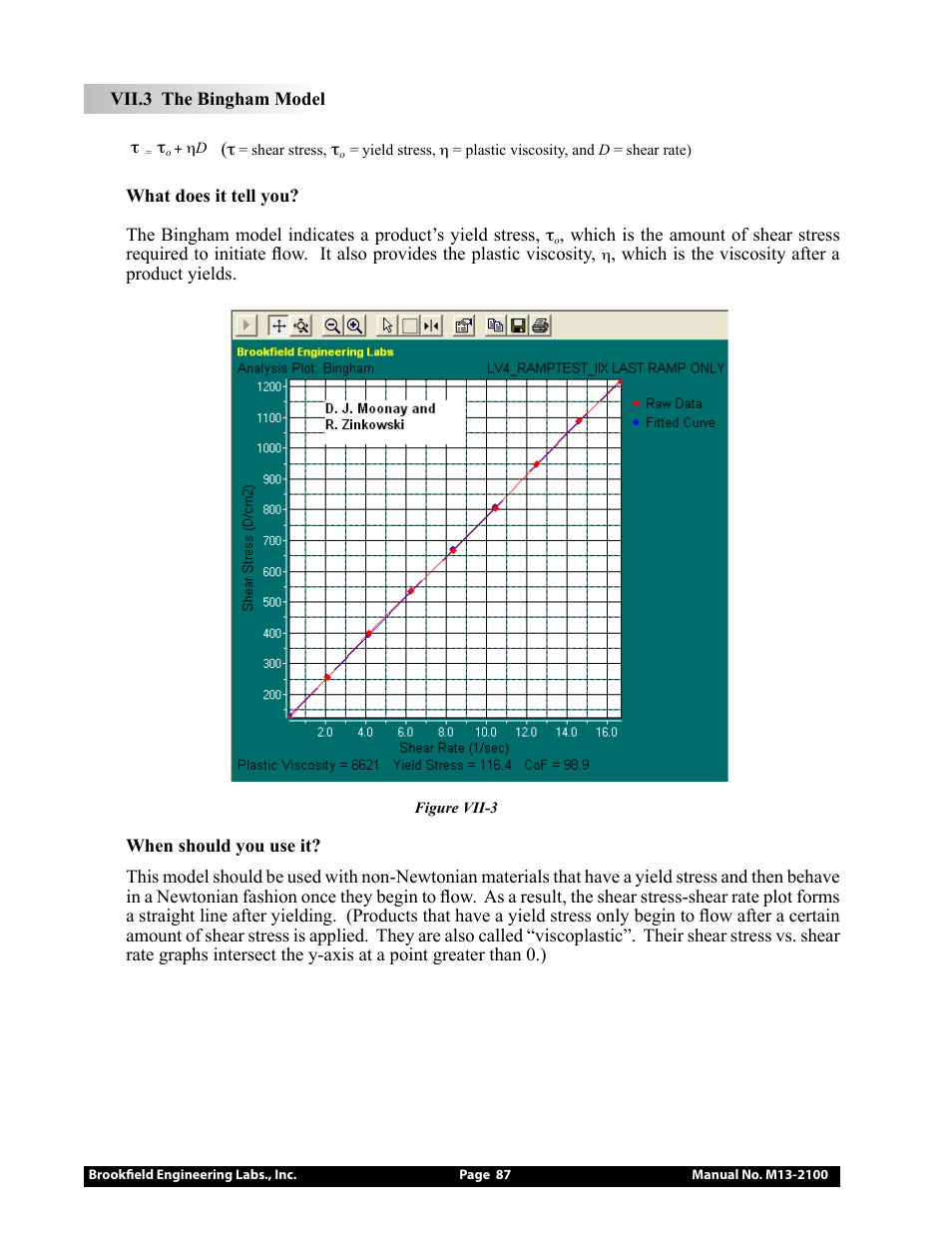 Brookfield DV3T Rheometer User Manual | Page 87 / 125