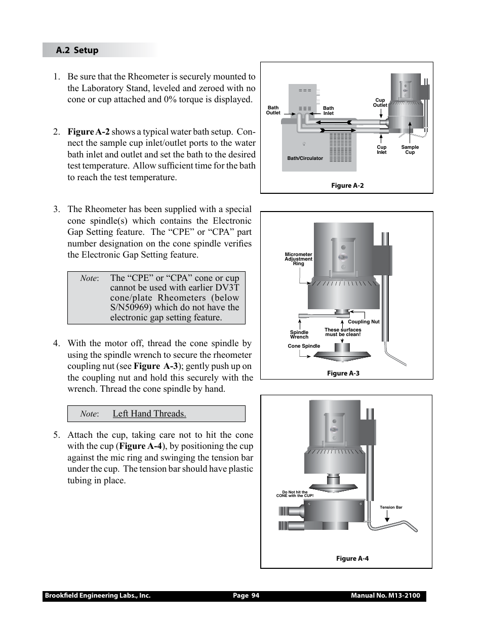 Brookfield DV3T Rheometer User Manual | Page 94 / 125