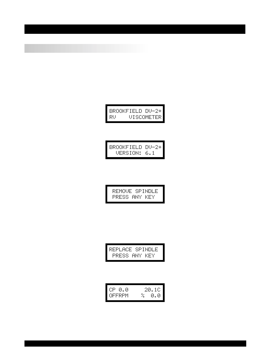Ii.3 speed selection, setting, running | Brookfield DV-II+ Programmable Viscometer User Manual | Page 10 / 75