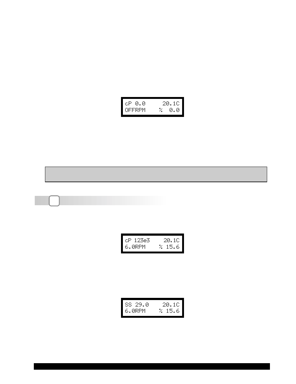 Ii.6 out of range, Ii.5, Autorange | Ii.6, Out of range, Ii.7, Temperature display | Brookfield DV-II+ Programmable Viscometer User Manual | Page 13 / 75