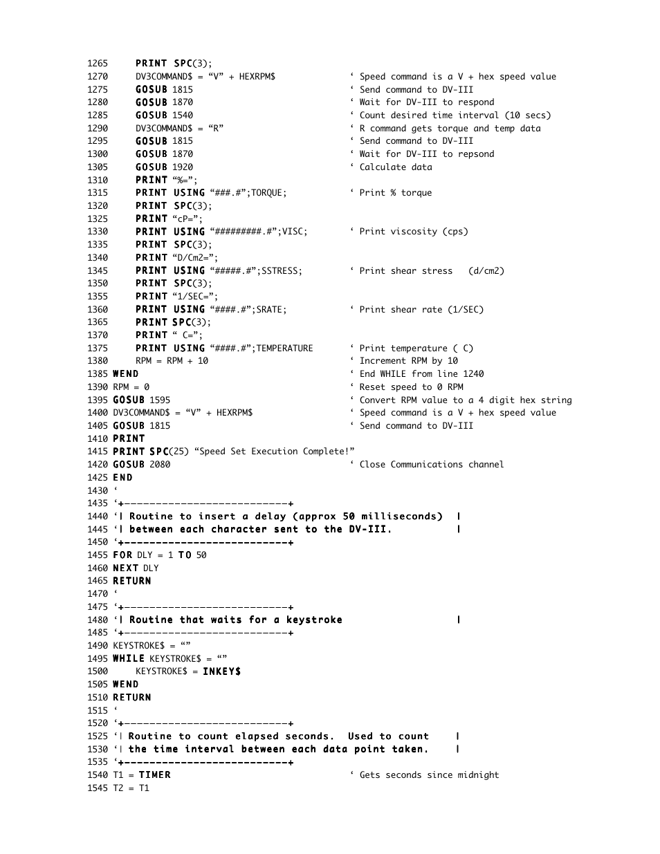 Brookfield DV-III Rheometer User Manual | Page 55 / 64