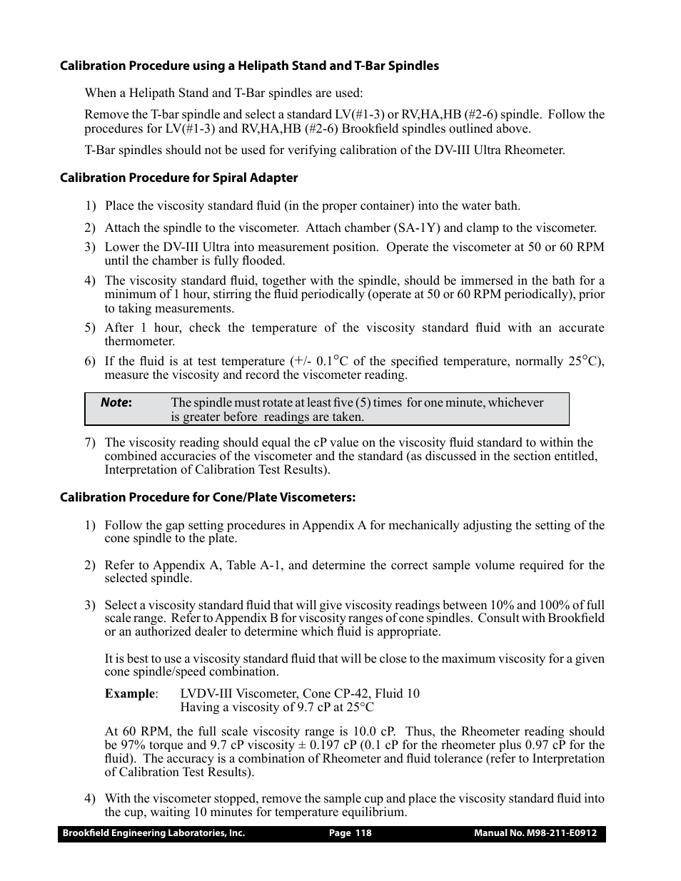 Brookfield DV-III Ultra Rheometer User Manual | Page 118 / 133