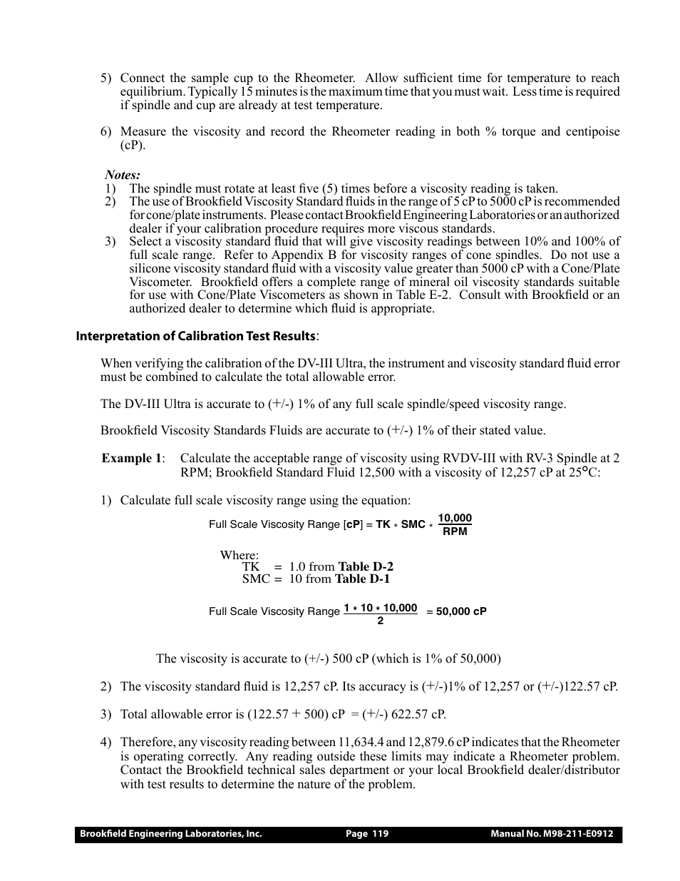 Brookfield DV-III Ultra Rheometer User Manual | Page 119 / 133