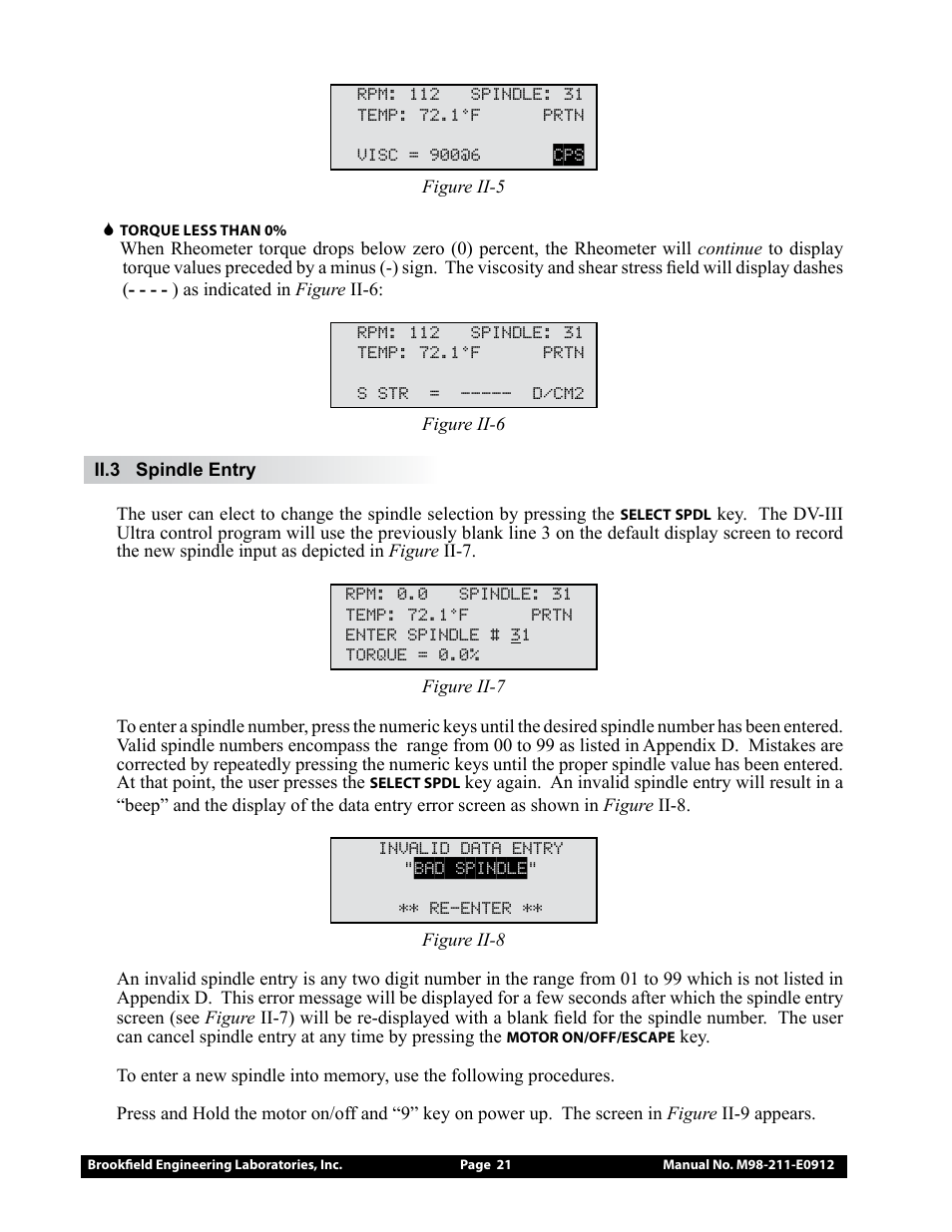 Brookfield DV-III Ultra Rheometer User Manual | Page 21 / 133