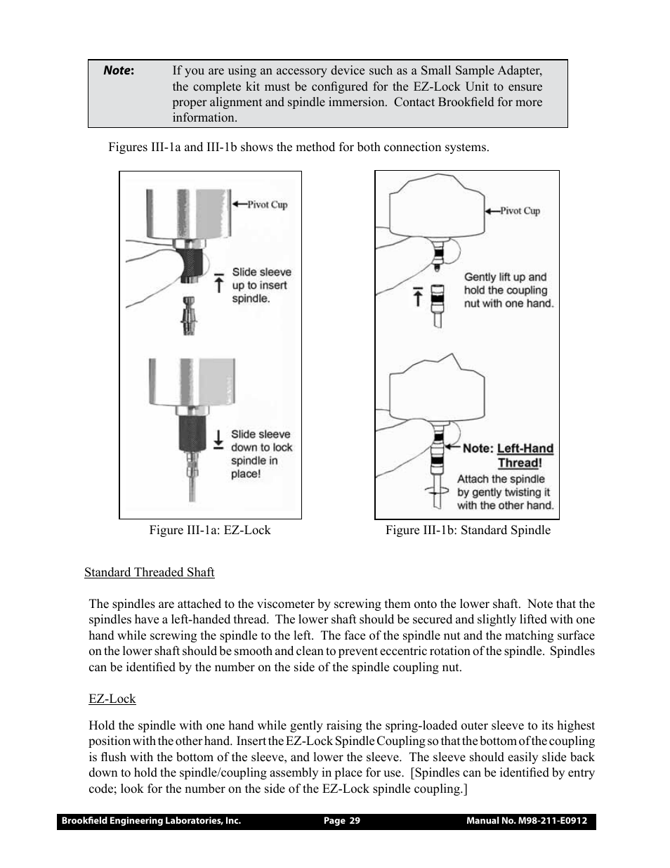 Brookfield DV-III Ultra Rheometer User Manual | Page 29 / 133