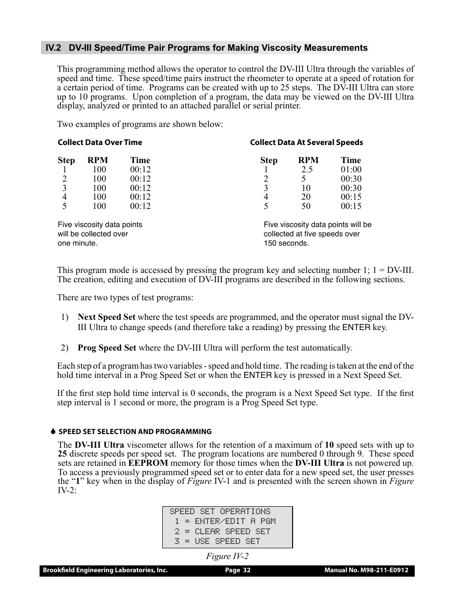 Brookfield DV-III Ultra Rheometer User Manual | Page 32 / 133