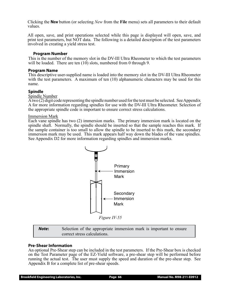 Brookfield DV-III Ultra Rheometer User Manual | Page 66 / 133