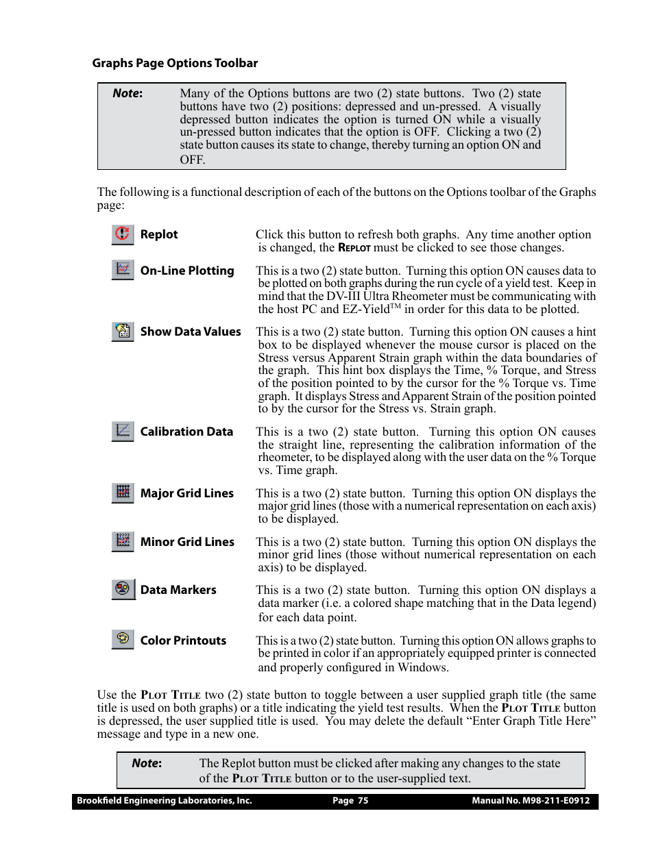 Brookfield DV-III Ultra Rheometer User Manual | Page 75 / 133