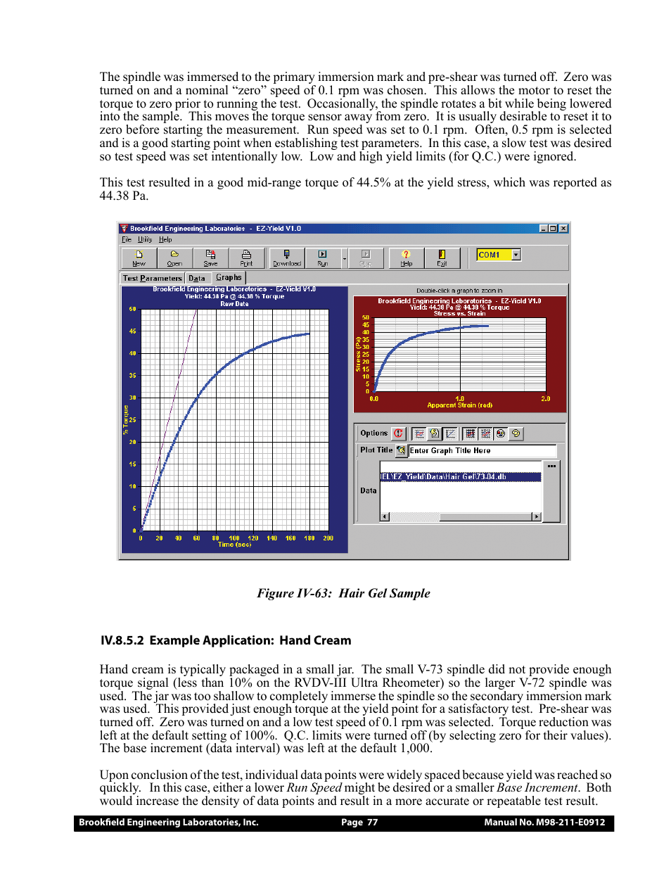 Brookfield DV-III Ultra Rheometer User Manual | Page 77 / 133
