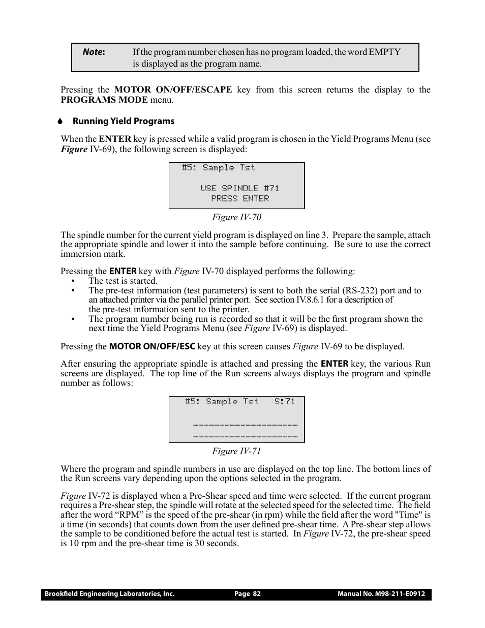 Brookfield DV-III Ultra Rheometer User Manual | Page 82 / 133