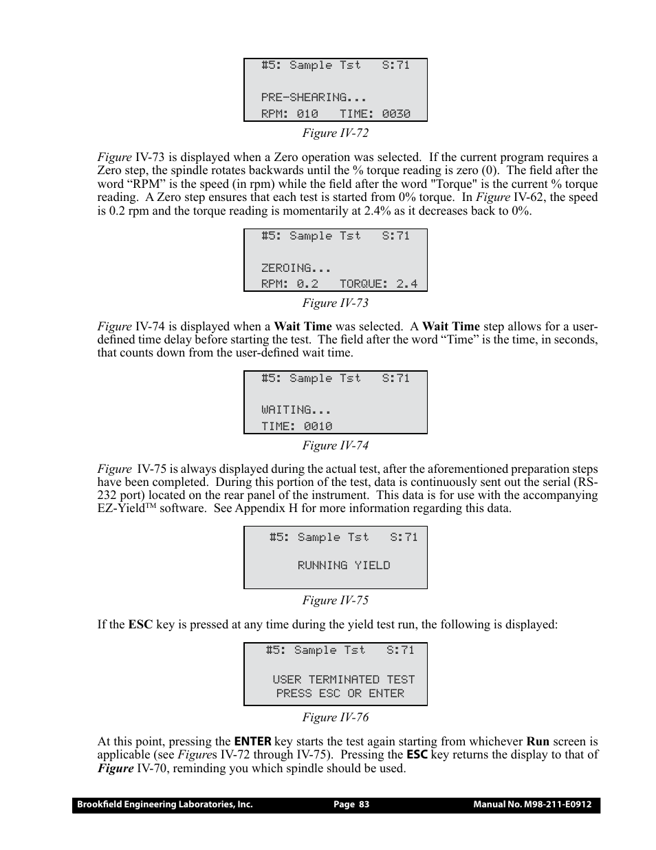 Brookfield DV-III Ultra Rheometer User Manual | Page 83 / 133
