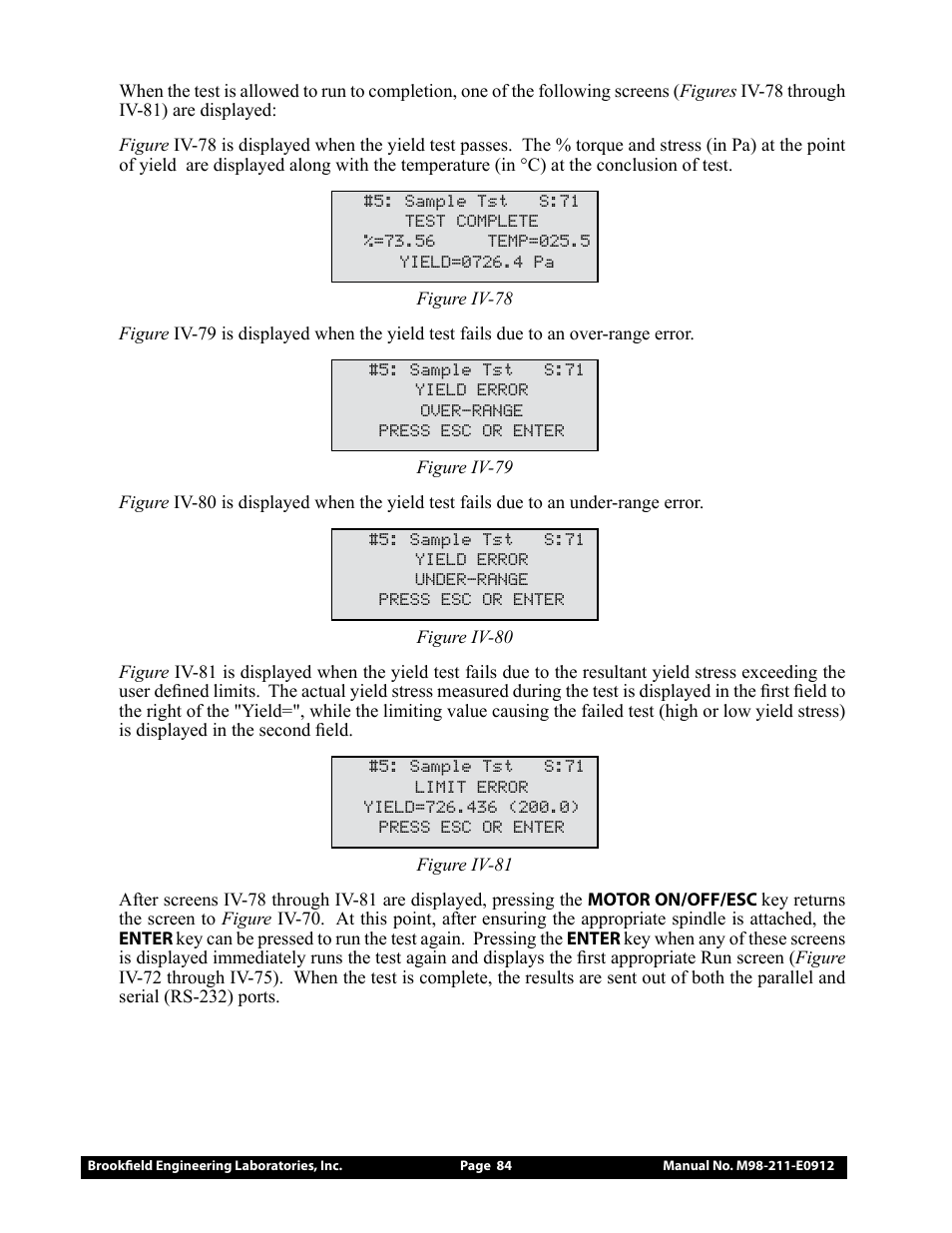 Brookfield DV-III Ultra Rheometer User Manual | Page 84 / 133