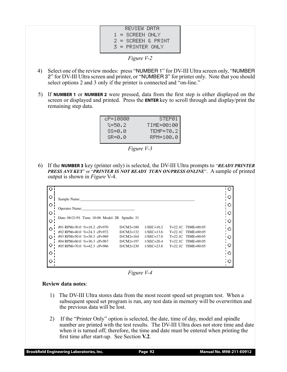 Brookfield DV-III Ultra Rheometer User Manual | Page 92 / 133