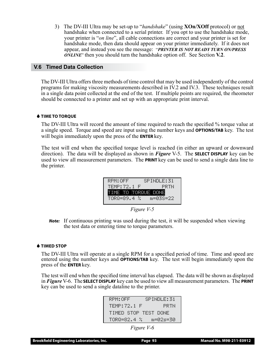 Brookfield DV-III Ultra Rheometer User Manual | Page 93 / 133