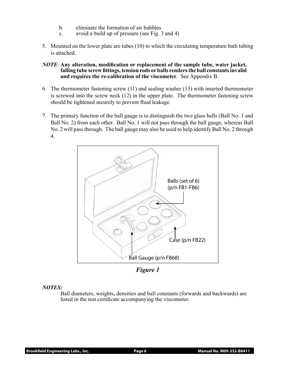 Brookfield Falling Ball KF20 User Manual | Page 6 / 18