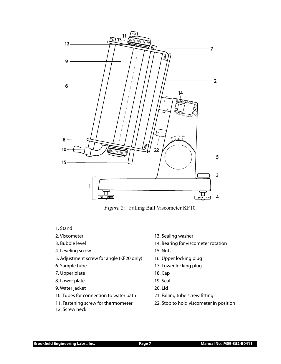 Brookfield Falling Ball KF20 User Manual | Page 7 / 18