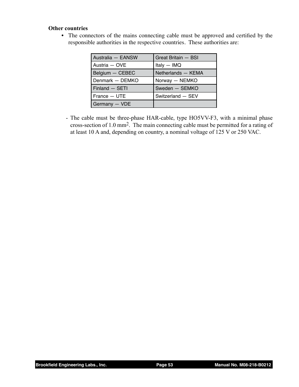 Brookfield R/S CPS Rheometer User Manual | Page 53 / 62