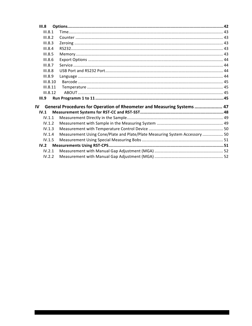 Brookfield RST Rheometer User Manual | Page 3 / 69